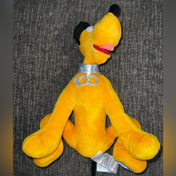 Disney Parks Pluto Disney 100 Celebration Soft Toy Plush - Picture 8 of 11